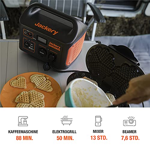 Jackery Explorer 1000, 1002Wh Tragbare Powerstation Mobiler Stromspeicher mit 230V/1000W (Spitze 2000 W) Steckdose, USB und QC, Mobile Stromversorgung für Outdoors, Heimwerken und als Notstromaggregat - 2