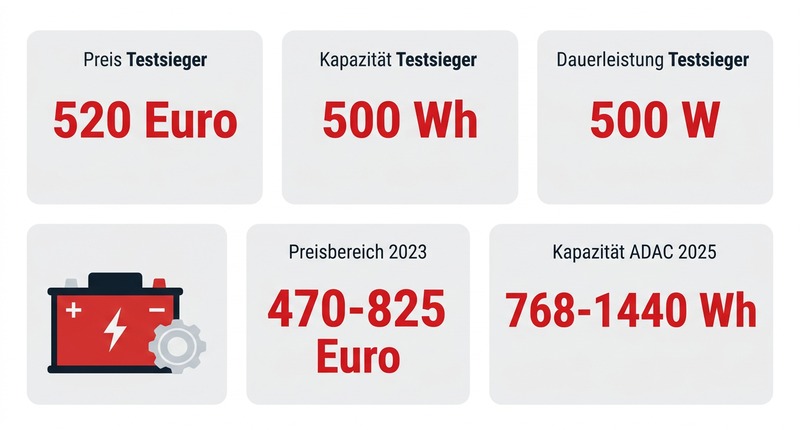 Testsieger 2023: Nur 520€