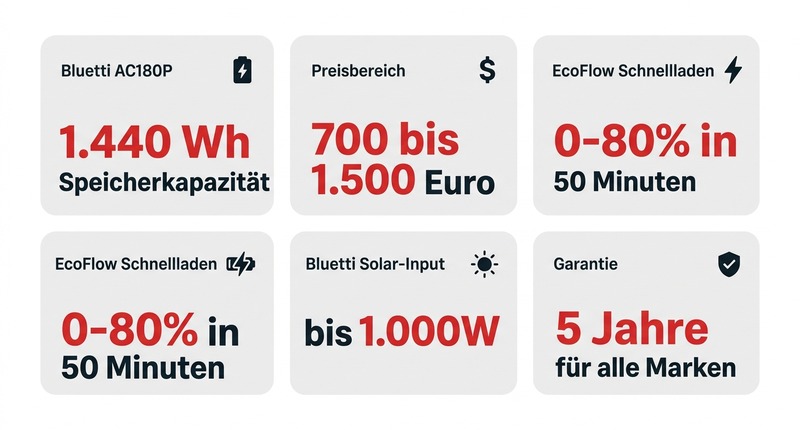 Testsieger 2025: Bluetti AC180P mit 1.440 Wh