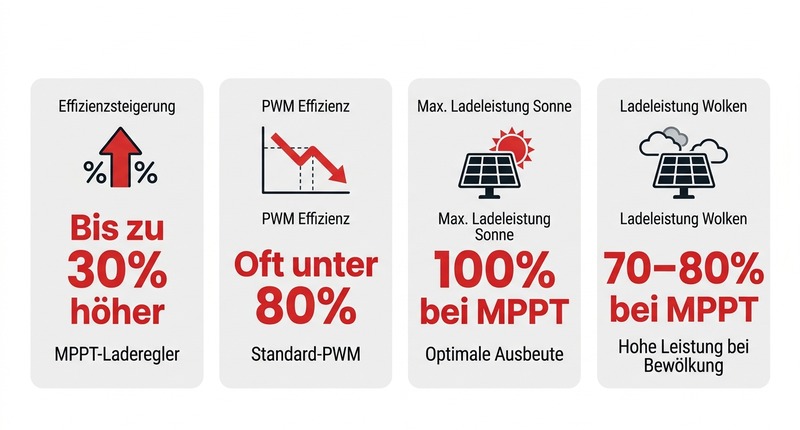 MPPT-Laderegler: Bis zu 30% höhere Effizienz